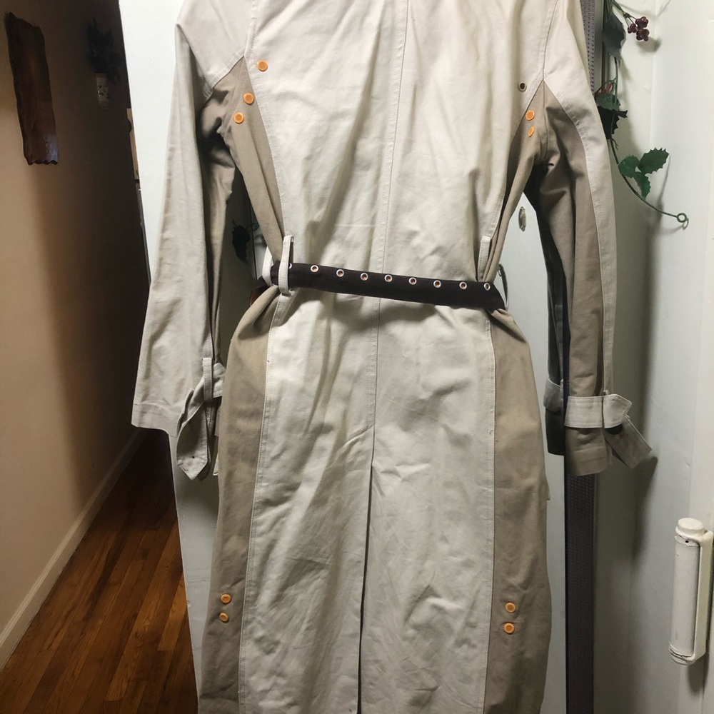 Color block trench coat - Picture 2 of 4